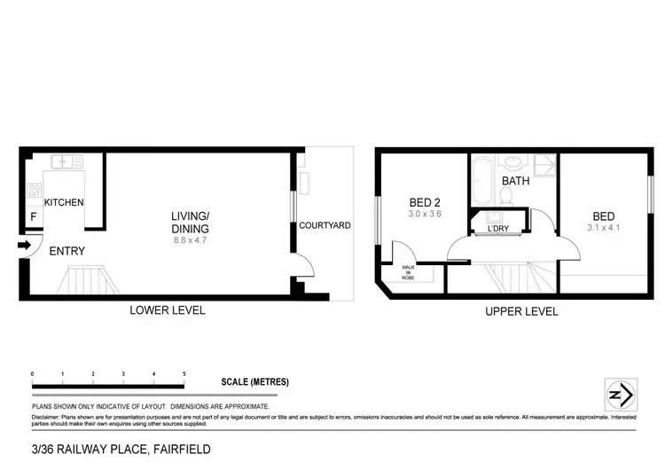 Floorplan of Homely apartment listing, 3/36 Railway Place, Fairfield VIC 3078