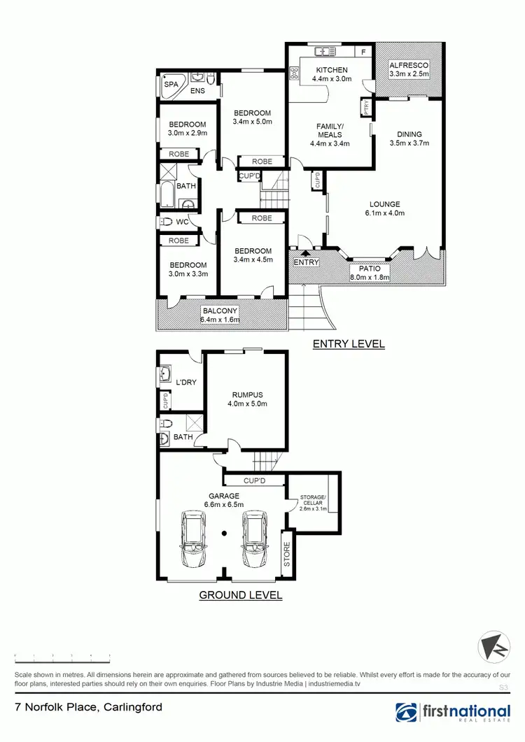 Floorplan of Homely house listing, 7 Norfolk Place, Carlingford NSW 2118