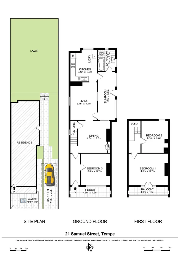 Floorplan of Homely house listing, 21 Samuel Street, Tempe NSW 2044