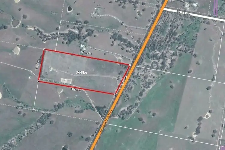 Floorplan of Homely land listing, 751 Midland Link Highway, Maindample VIC 3723