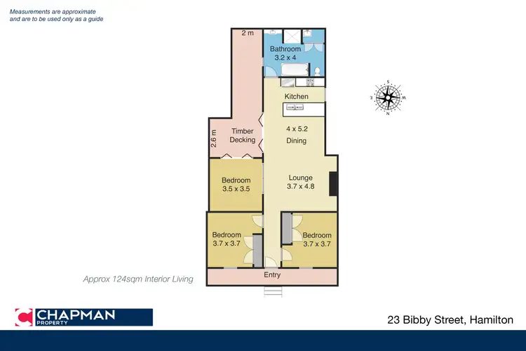 Floorplan of Homely house listing, 23 Bibby Street, Hamilton NSW 2303