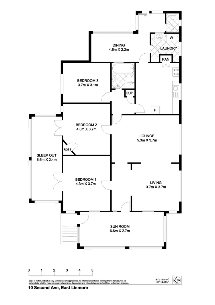 Floorplan of Homely house listing, 10 Second Avenue, East Lismore NSW 2480