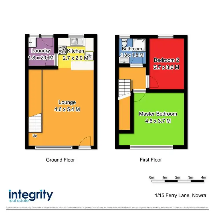 Floorplan of Homely unit listing, 1/15 Ferry Lane, Nowra NSW 2541