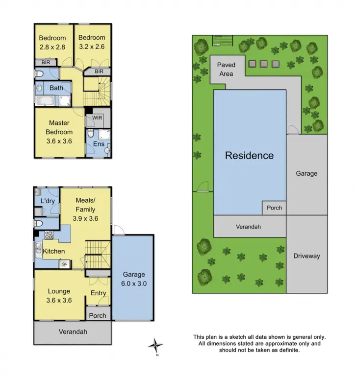 Floorplan of Homely house listing, 6 Birdwood Road, Croydon VIC 3136