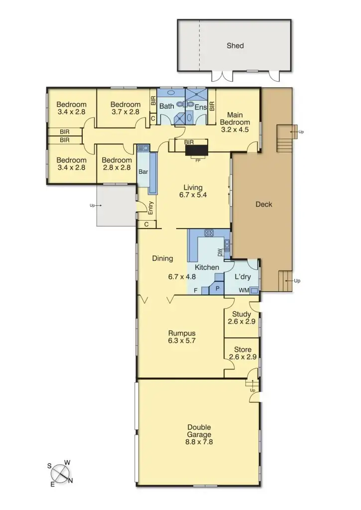 Floorplan of Homely house listing, 99 Mather Road, Mount Eliza VIC 3930