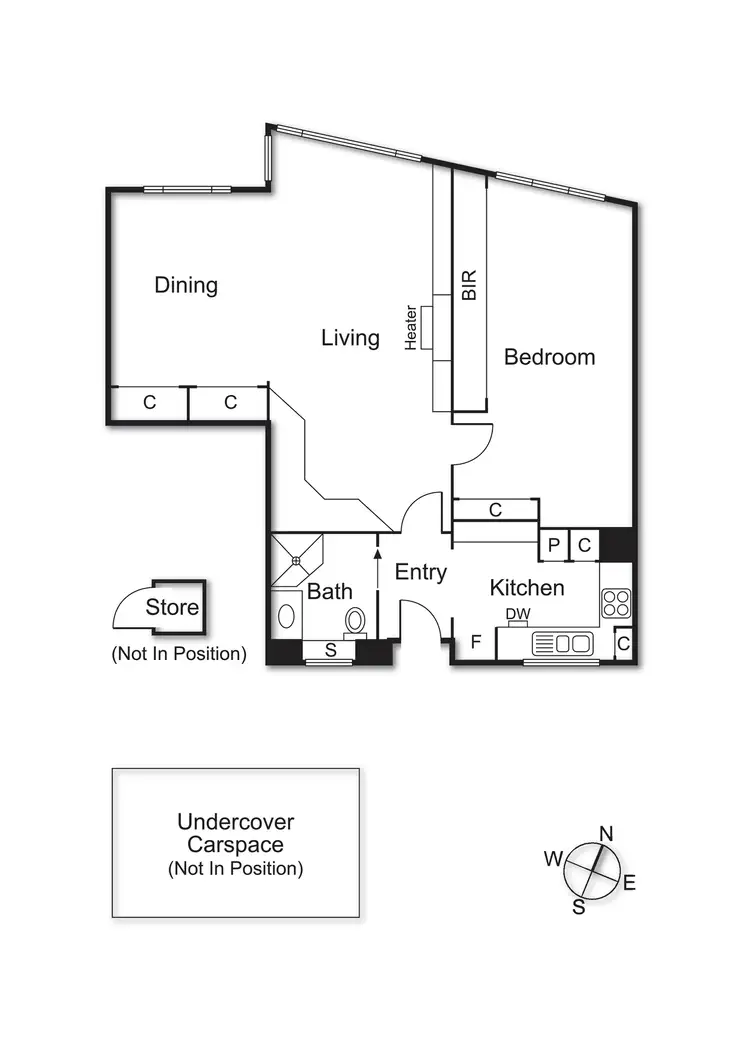 Floorplan of Homely apartment listing, 60/485 St Kilda Road, Melbourne VIC 3004