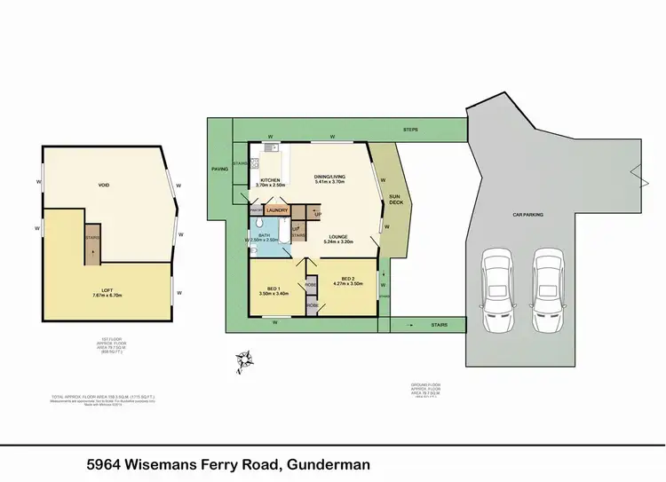Floorplan of Homely house listing, 5964 Wisemans Ferry Road, Gunderman NSW 2775