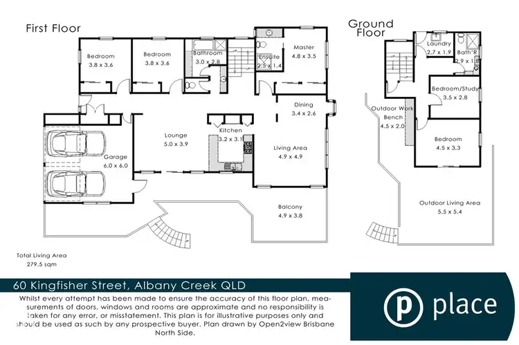 Floorplan of Homely house listing, 60 Kingfisher Street, Albany Creek QLD 4035