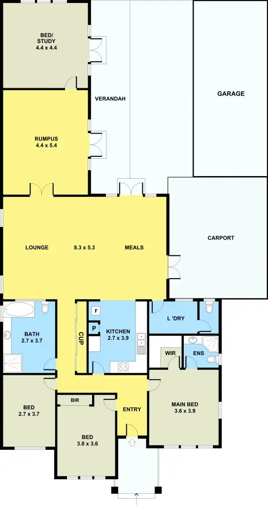 Floorplan of Homely house listing, 104 Morell Street, Glenroy VIC 3046