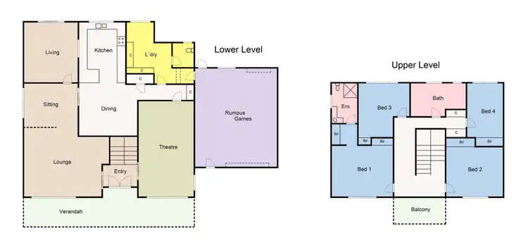 Floorplan of Homely house listing, 21 Rowan Parade, Wendouree VIC 3355