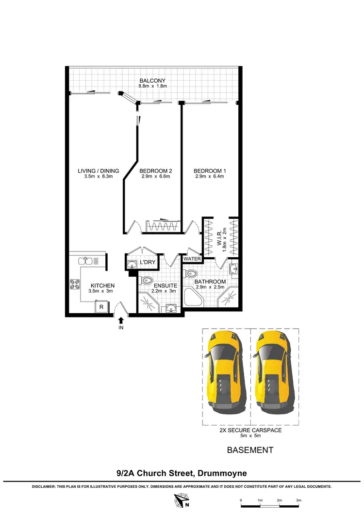 Floorplan of Homely apartment listing, 9/2a Church Street, Drummoyne NSW 2047