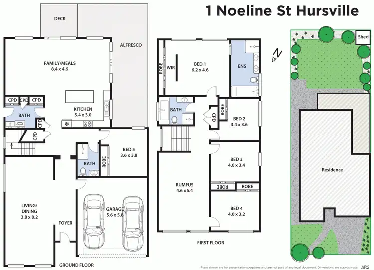 Floorplan of Homely house listing, 1 Noeline Street, Hurstville NSW 2220