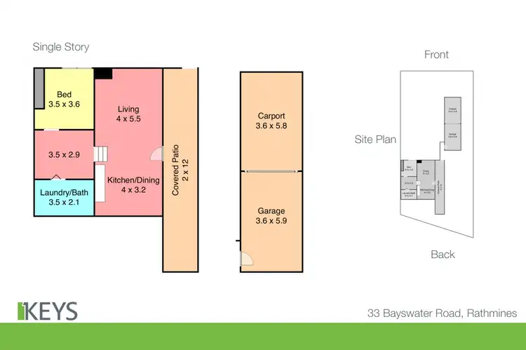 Floorplan of Homely house listing, 33 Bayswater Road, Rathmines NSW 2283