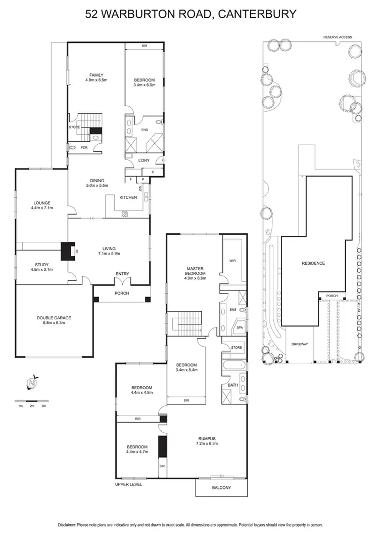 Floorplan of Homely house listing, 52 Warburton Road, Canterbury VIC 3126