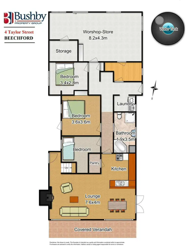 Floorplan of Homely house listing, 4 Taylor Street, Beechford TAS 7252