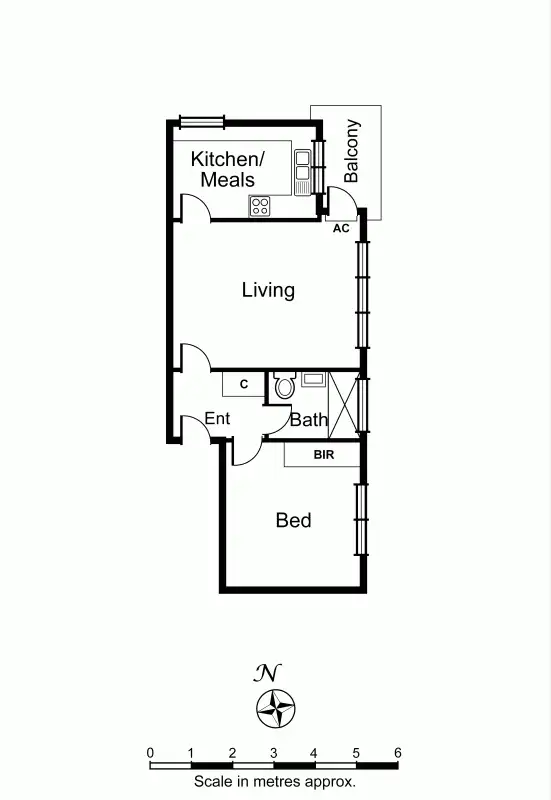 Floorplan of Homely apartment listing, 6/42 Wattletree Road, Armadale VIC 3143