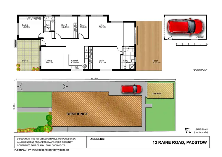 Floorplan of Homely house listing, 13 Raine Road, Padstow NSW 2211