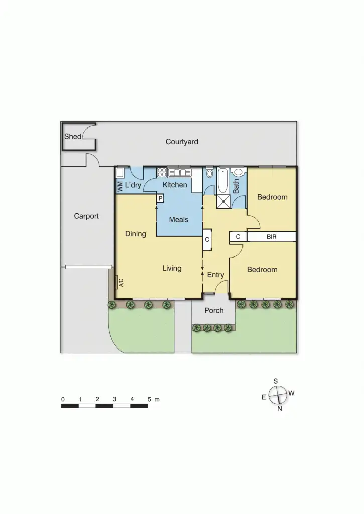 Floorplan of Homely unit listing, 5/77 Rosanna Road, Heidelberg VIC 3084