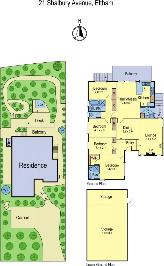 Floorplan of Homely house listing, 21 Shalbury Avenue, Eltham VIC 3095