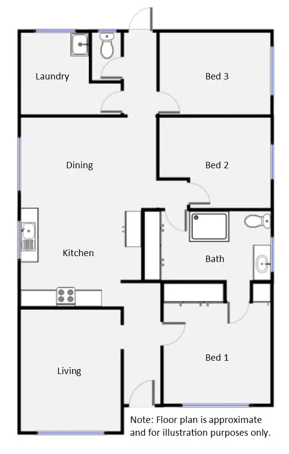 Floorplan of Homely house listing, 68 Thirteenth Street, Mildura VIC 3500