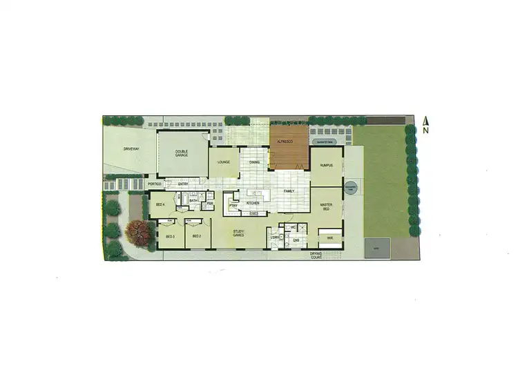 Floorplan of Homely house listing, 17 Aberfeldie Way, Caroline Springs VIC 3023