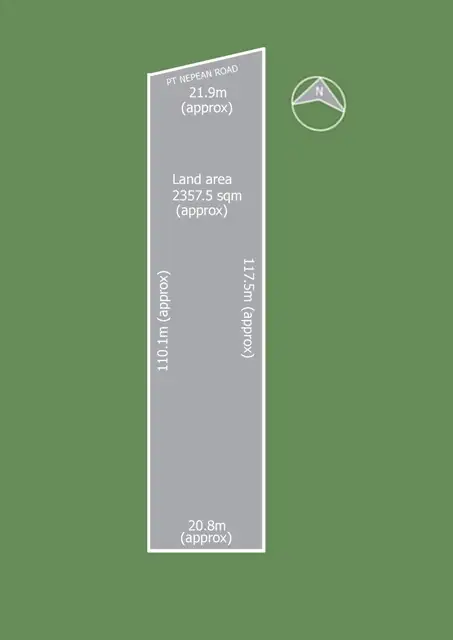 Floorplan of Homely land listing, 779 Point Nepean Road, Rosebud VIC 3939