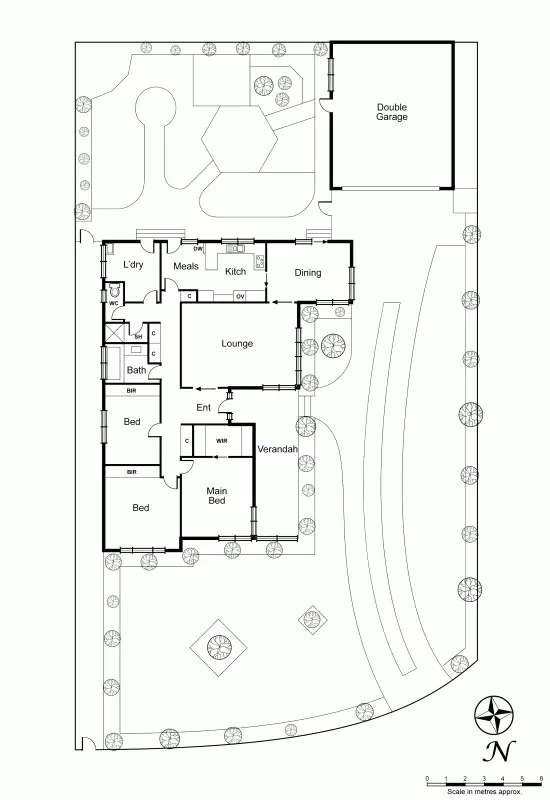 Floorplan of Homely house listing, 24 Seaview Avenue, Bentleigh VIC 3204