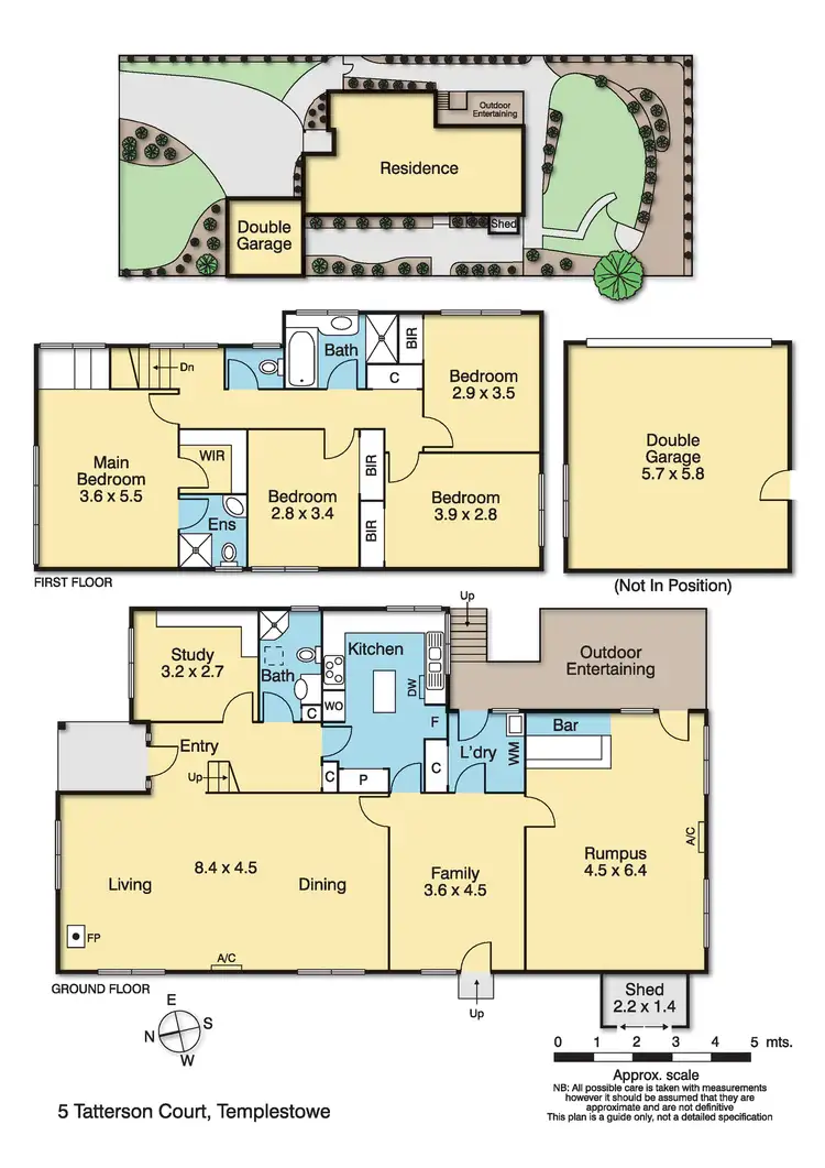 Floorplan of Homely house listing, 5 Tatterson Court, Templestowe VIC 3106
