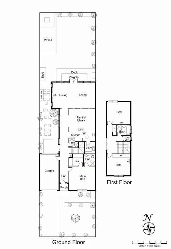 Floorplan of Homely townhouse listing, 29 Buckingham Avenue, Bentleigh VIC 3204