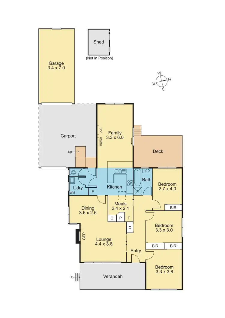 Floorplan of Homely house listing, 8 Busana Way, Nunawading VIC 3131