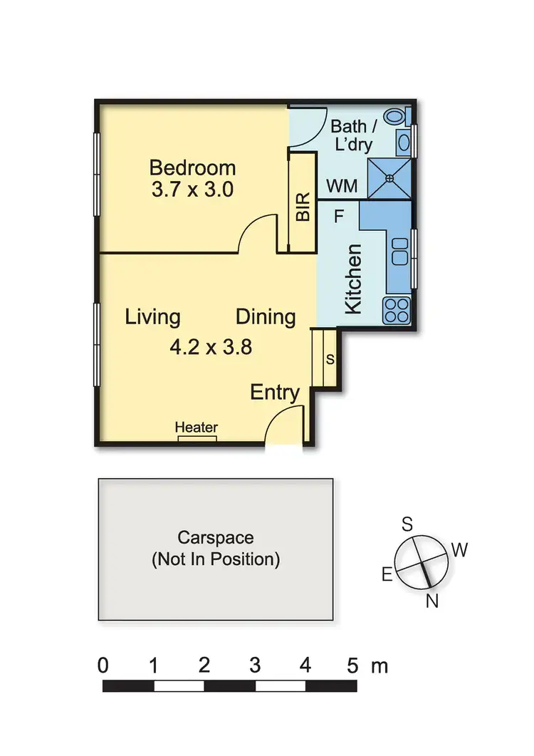 Floorplan of Homely apartment listing, 6/37 Myrnong Crescent, Ascot Vale VIC 3032