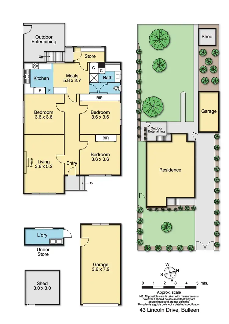 Floorplan of Homely house listing, 43 Lincoln Drive, Bulleen VIC 3105