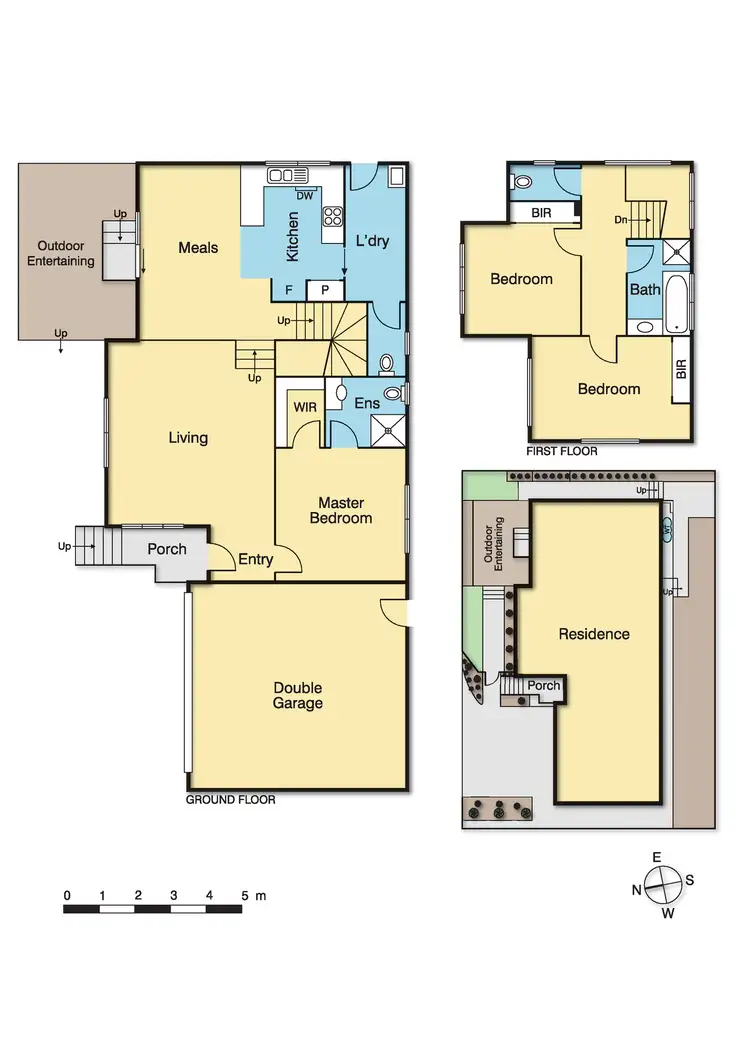Floorplan of Homely townhouse listing, 2/112 Brougham Street, Eltham VIC 3095