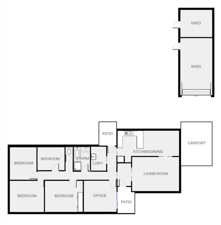 Floorplan of Homely house listing, 7 Jetty Road, Normanville SA 5204