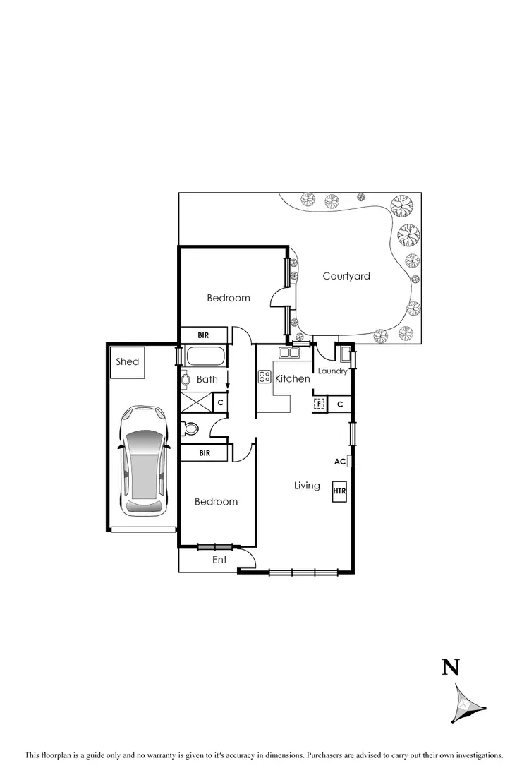 Floorplan of Homely unit listing, 6/38 Warrigal Road, Parkdale VIC 3195