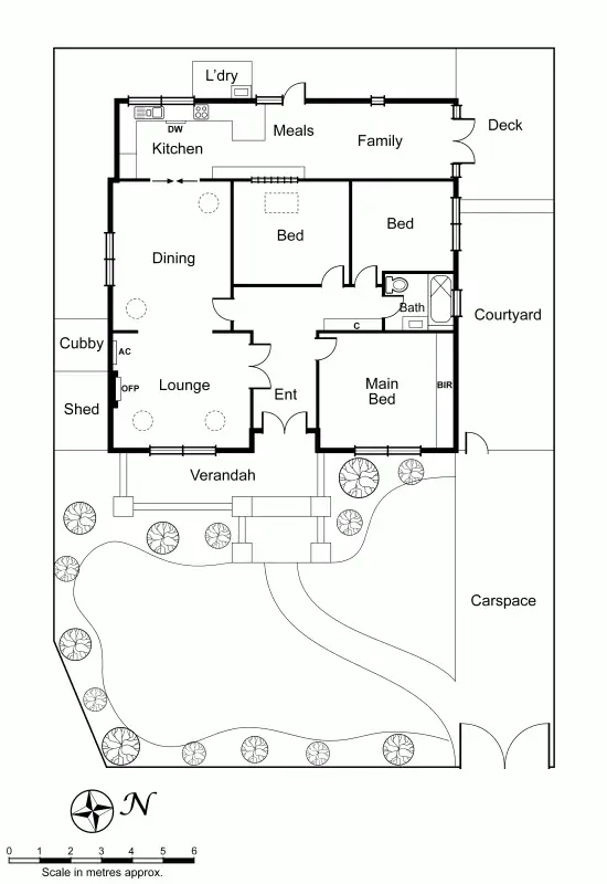 Floorplan of Homely house listing, 1 Malane Street, Ormond VIC 3204