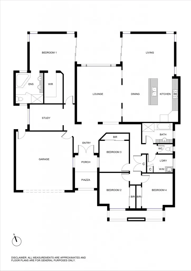 Floorplan of Homely house listing, 6 Kenwood Green, Derrimut VIC 3030