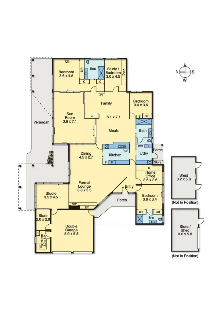 Floorplan of Homely house listing, 9 Bright Crescent, Mount Eliza VIC 3930