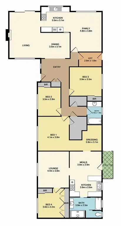 Floorplan of Homely house listing, 215 Grants Road, Eden Park VIC 3757