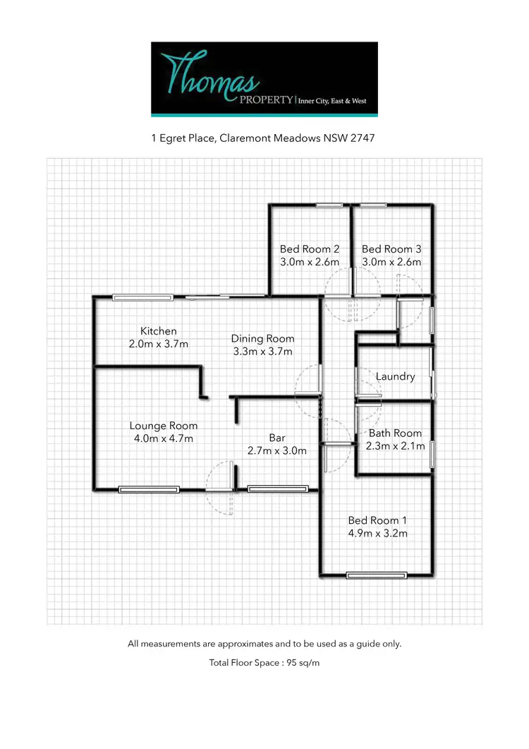 Floorplan of Homely house listing, 1 Egret Place, Claremont Meadows NSW 2747