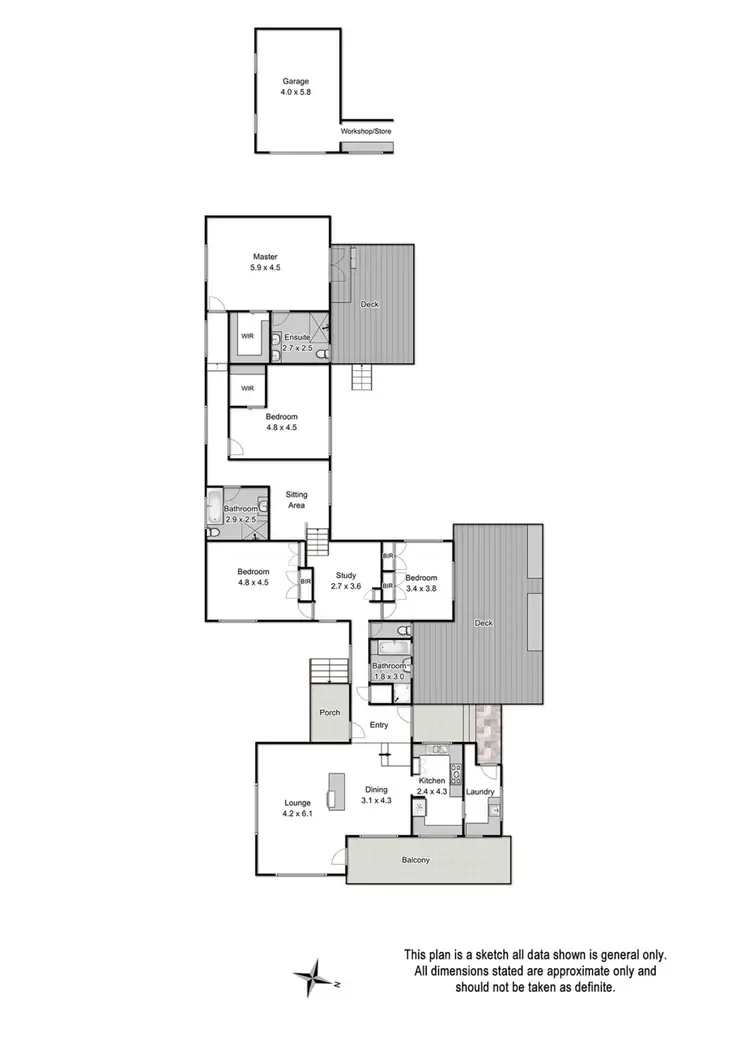 Floorplan of Homely house listing, 7 Avalon Grove, Ringwood North VIC 3134