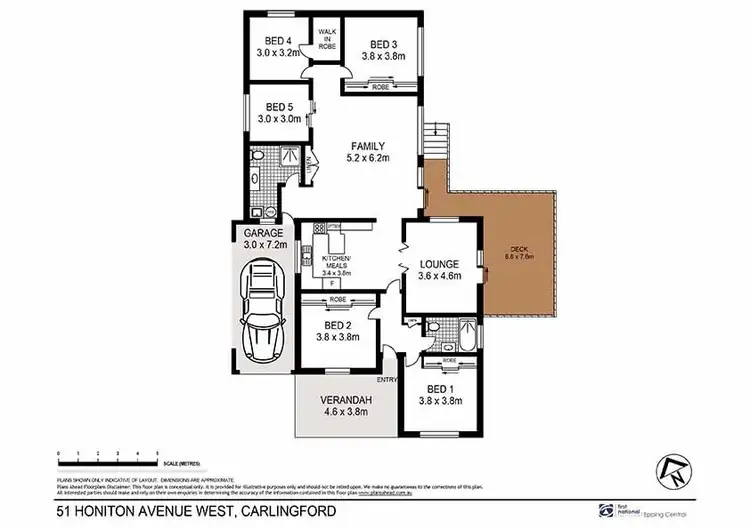 Floorplan of Homely house listing, 51 Honiton Avenue West, Carlingford NSW 2118