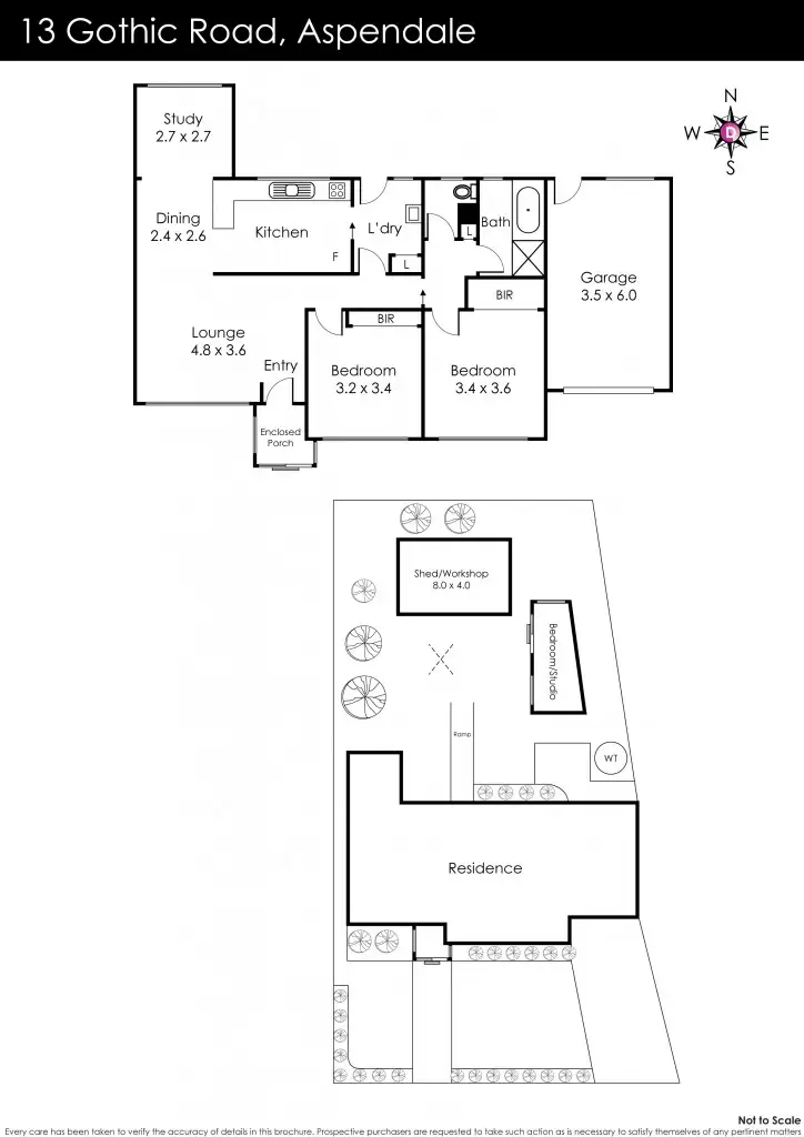 Floorplan of Homely house listing, 13 Gothic Road, Aspendale VIC 3195