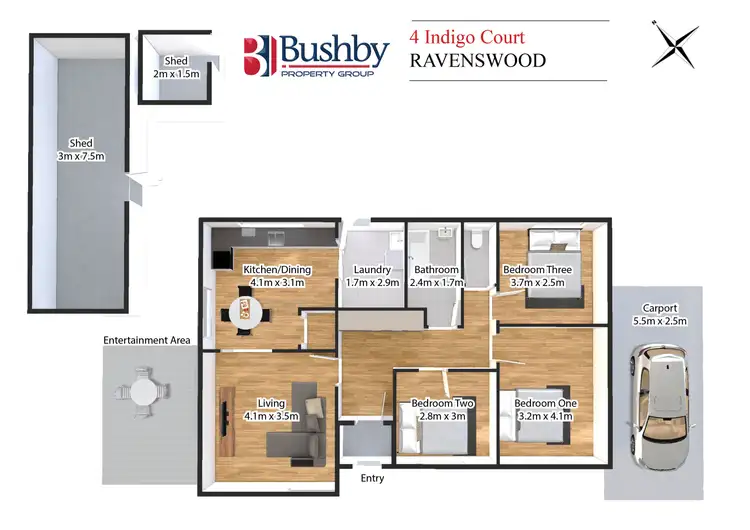 Floorplan of Homely house listing, 4 Indigo Court, Ravenswood TAS 7250
