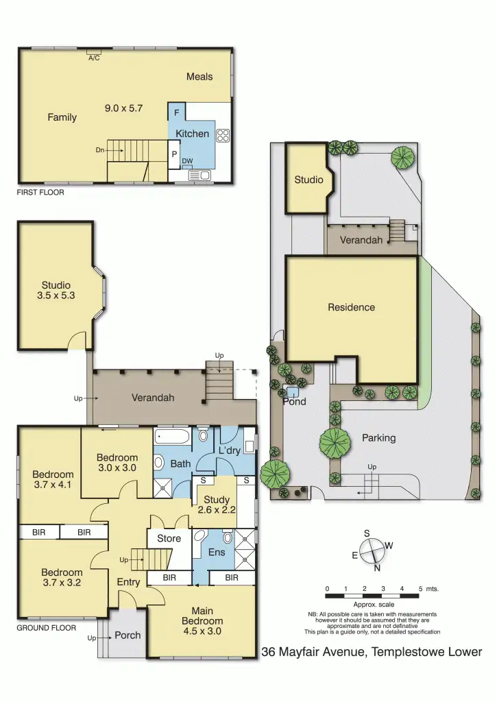 Floorplan of Homely house listing, 36 Mayfair Avenue, Templestowe Lower VIC 3107