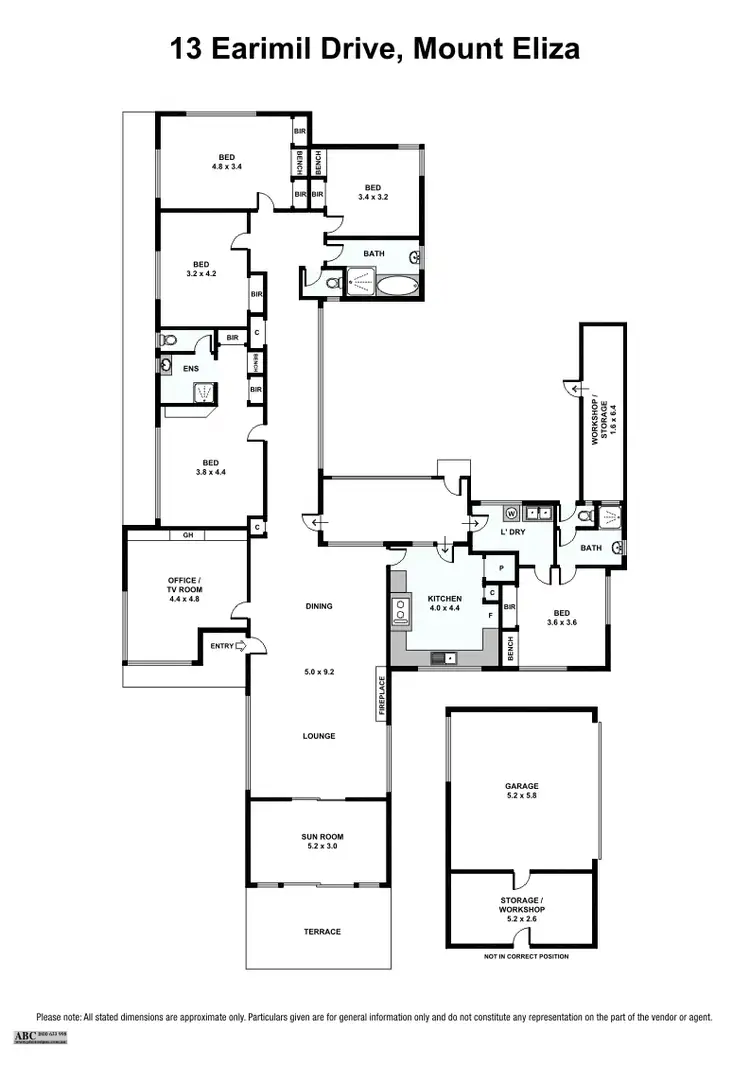 Floorplan of Homely house listing, 13 Earimil Drive, Mount Eliza VIC 3930