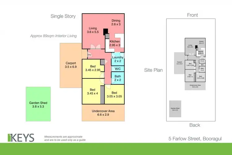 Floorplan of Homely house listing, 5 Farlow Street, Booragul NSW 2284