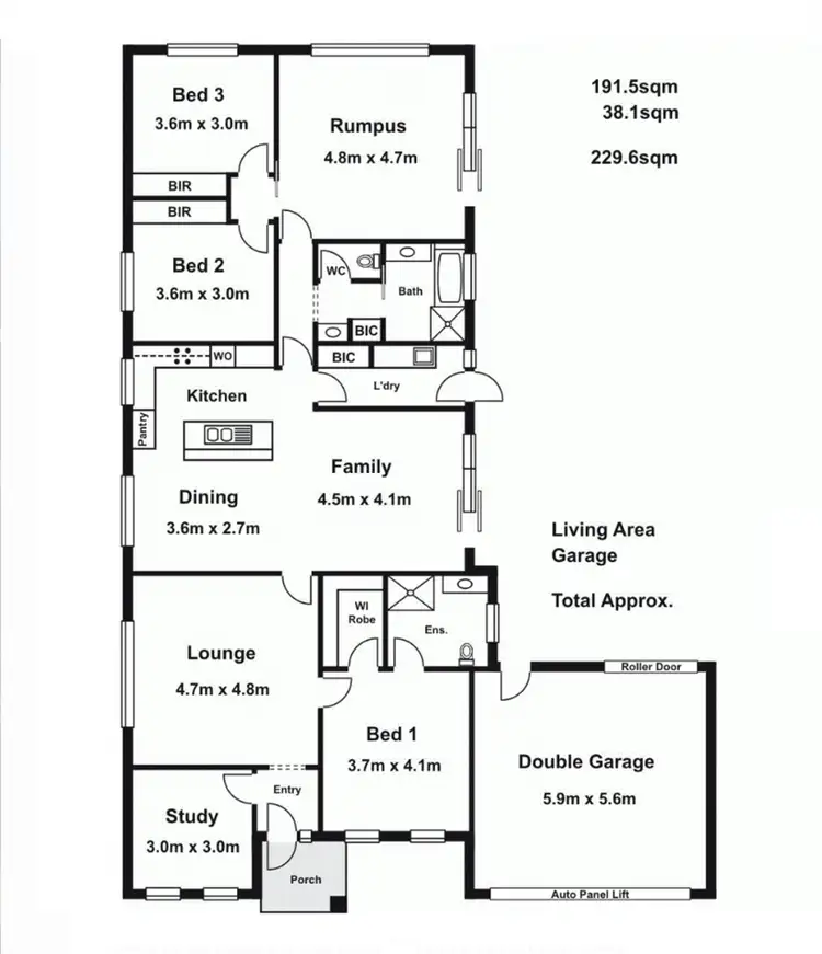 Floorplan of Homely house listing, 17 Sunset Rise, Hastings VIC 3915