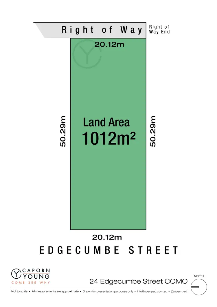 Floorplan of Homely house listing, 24 Edgecumbe Street, Como WA 6152