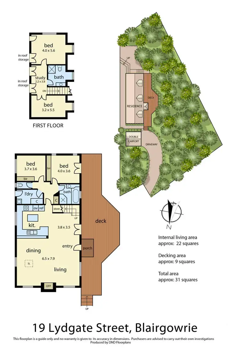 Floorplan of Homely house listing, 19 Lydgate Street, Blairgowrie VIC 3942